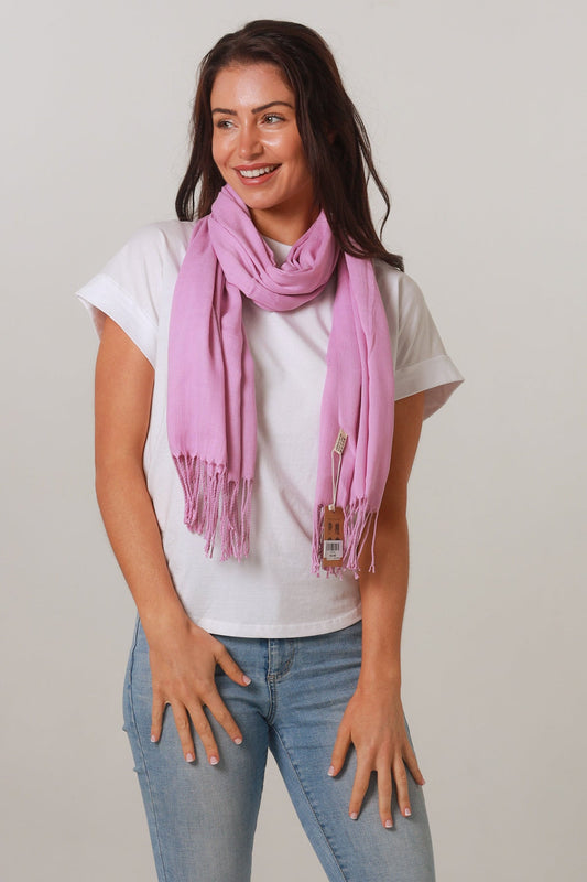 Plain Scarf - Mauve