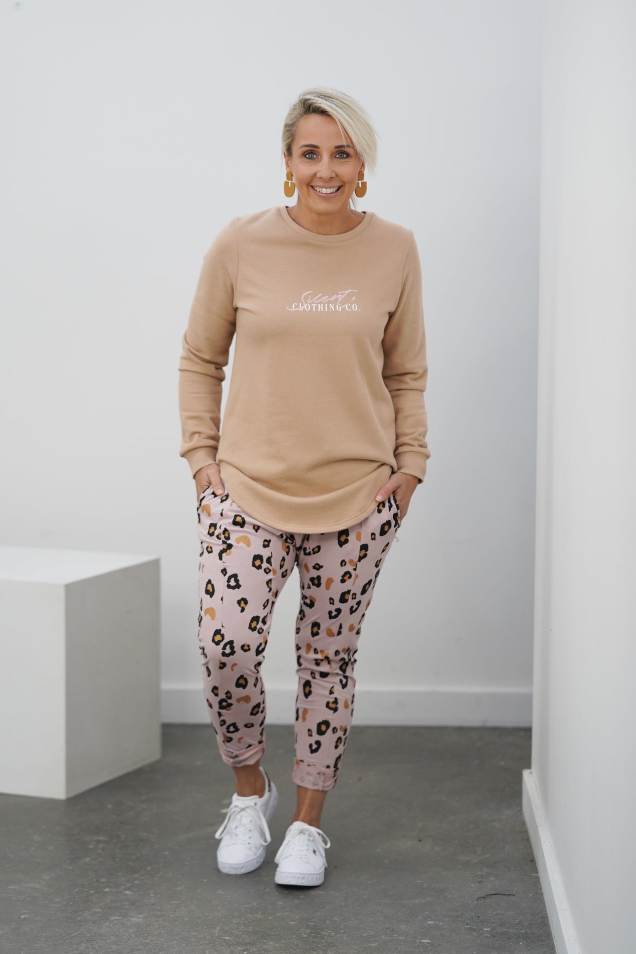 Pink Leopard Comfort Pant