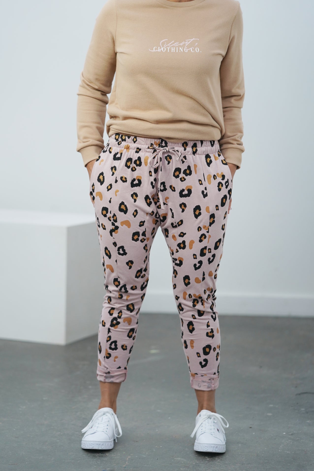 Pink Leopard Comfort Pant