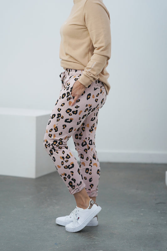 Pink Leopard Comfort Pant