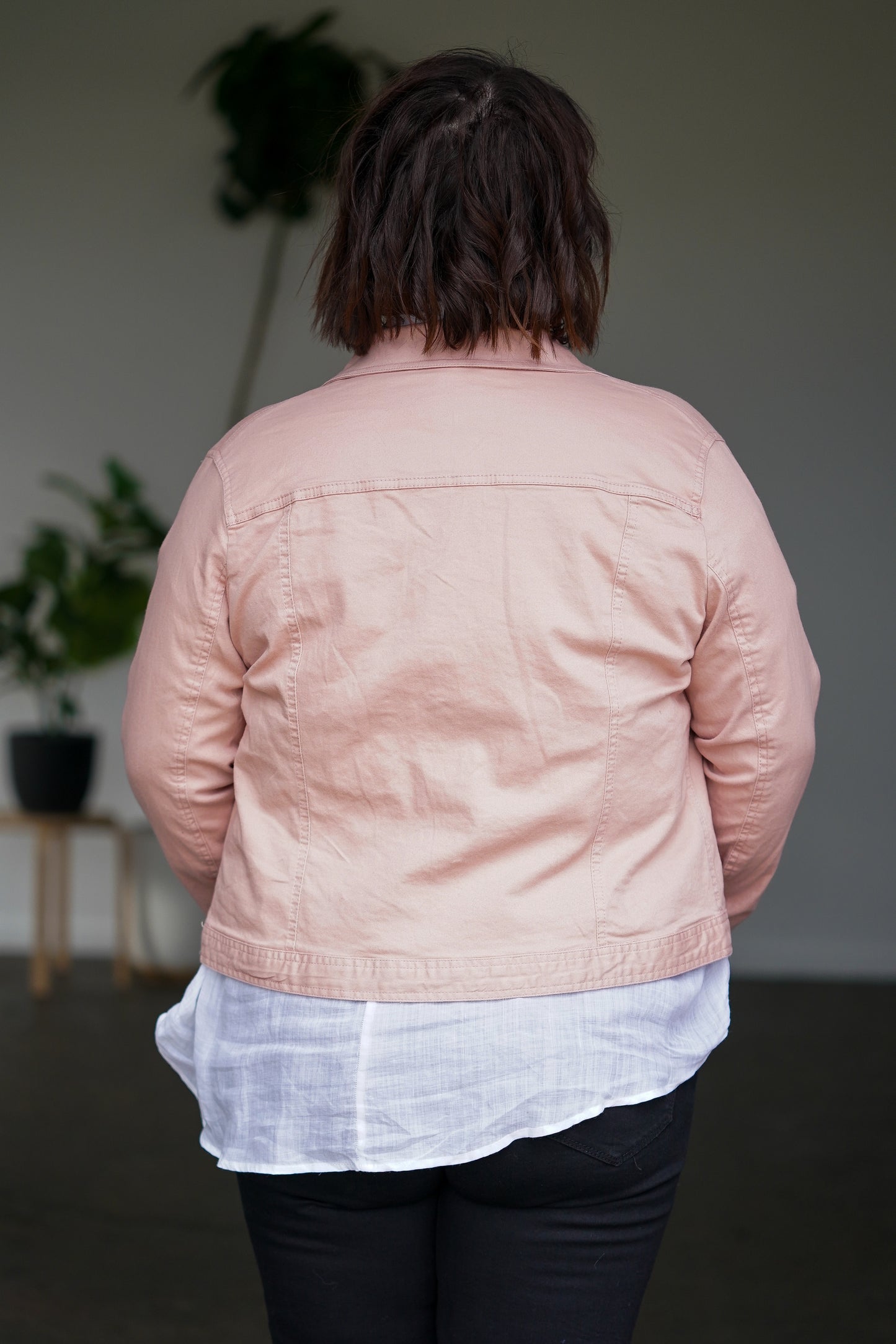 Dusty Pink Stretch Jacket