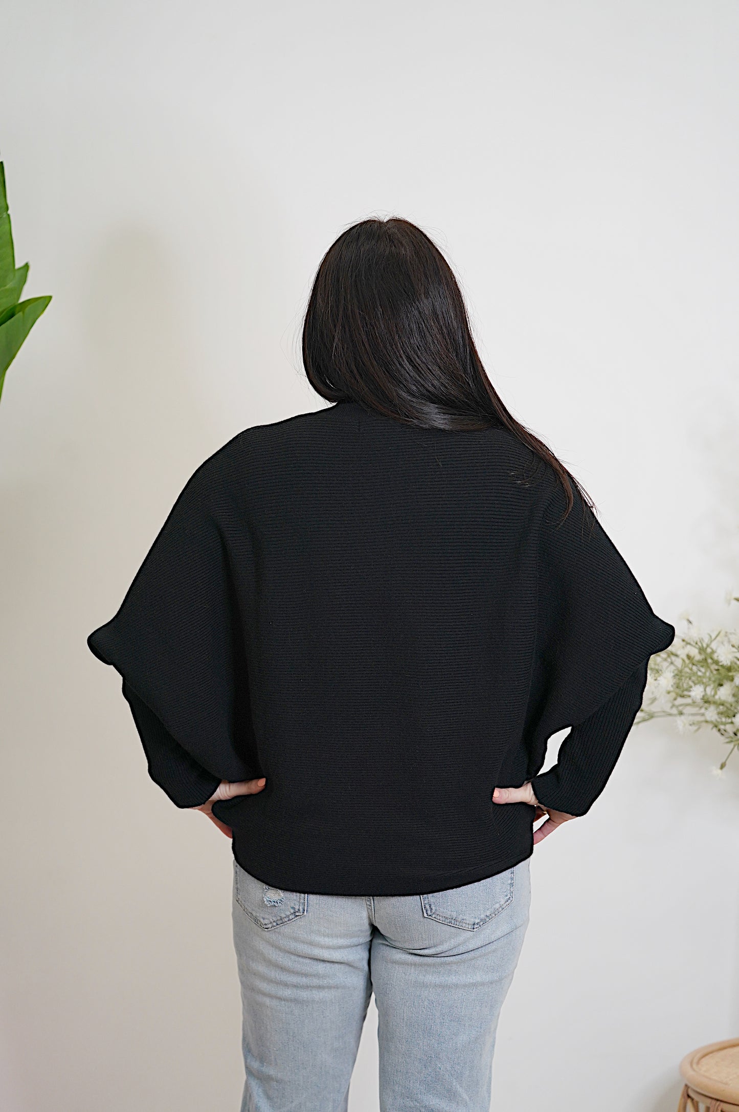 Ribbed Knit - Black
