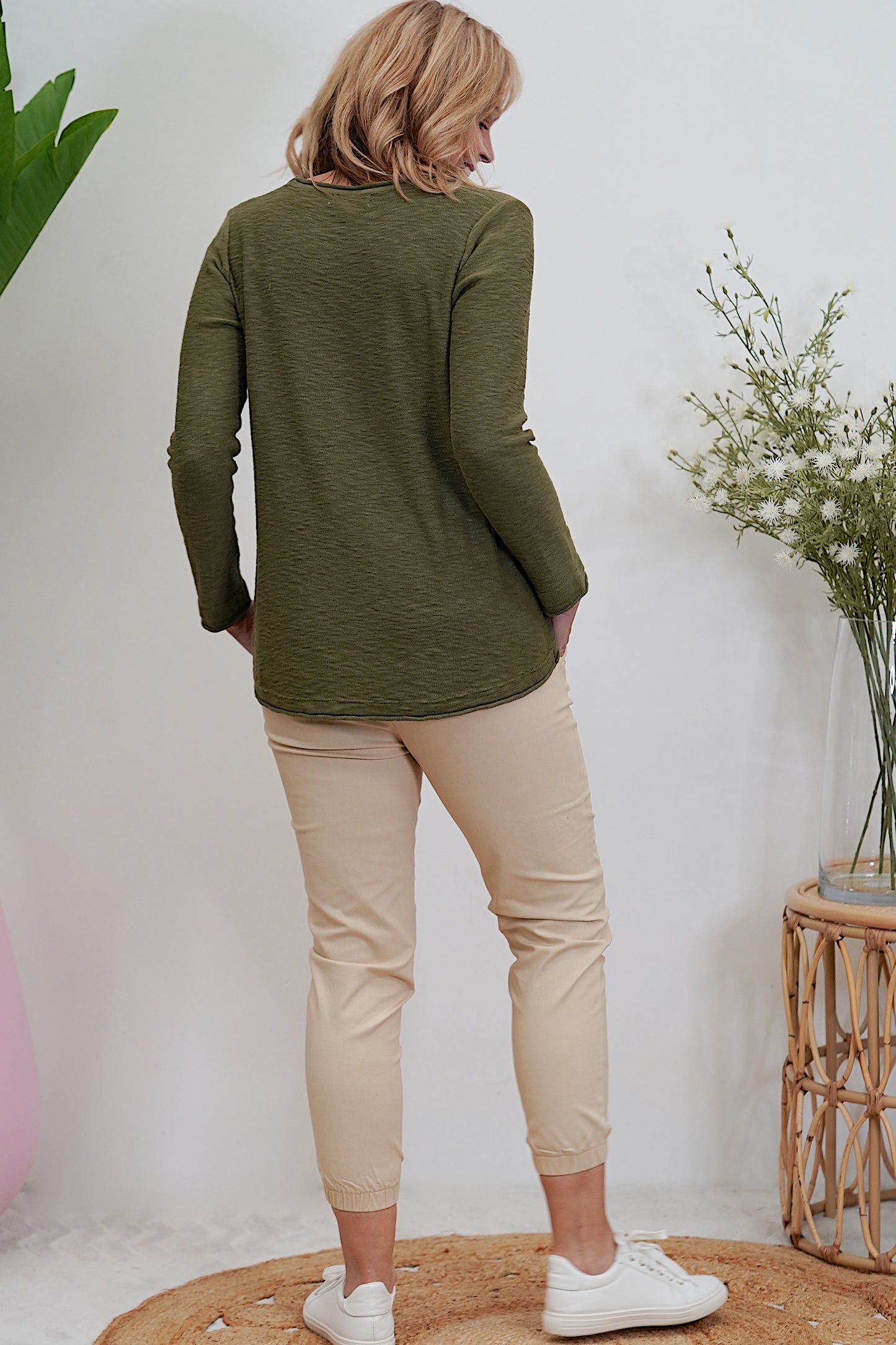 Double Pocket Knit - Khaki