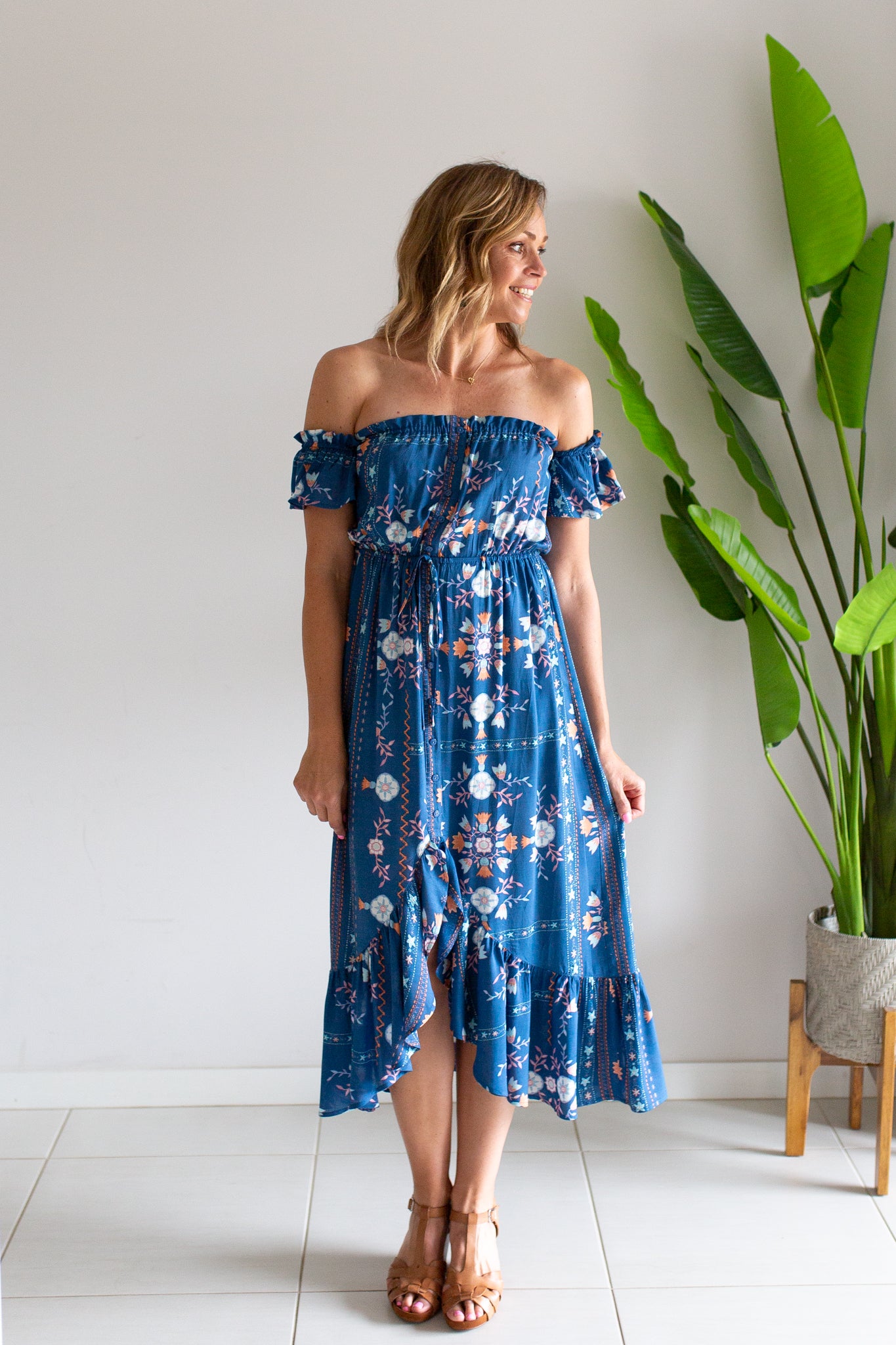 Tuscany Off The Shoulder Dress