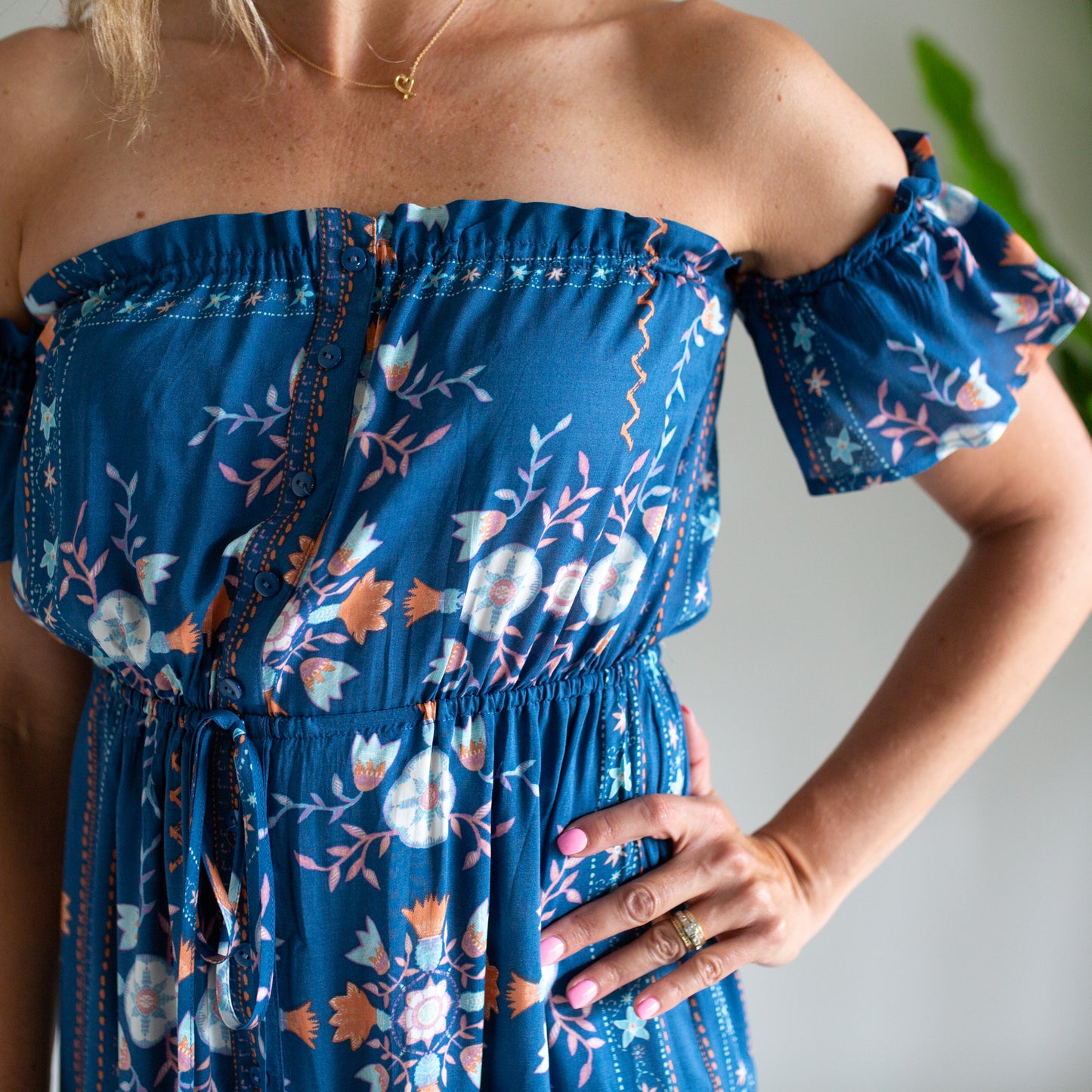 Tuscany Off The Shoulder Dress