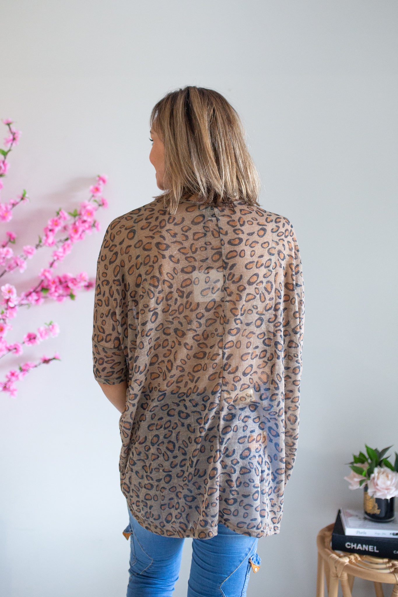 Lightweight Leopard Top