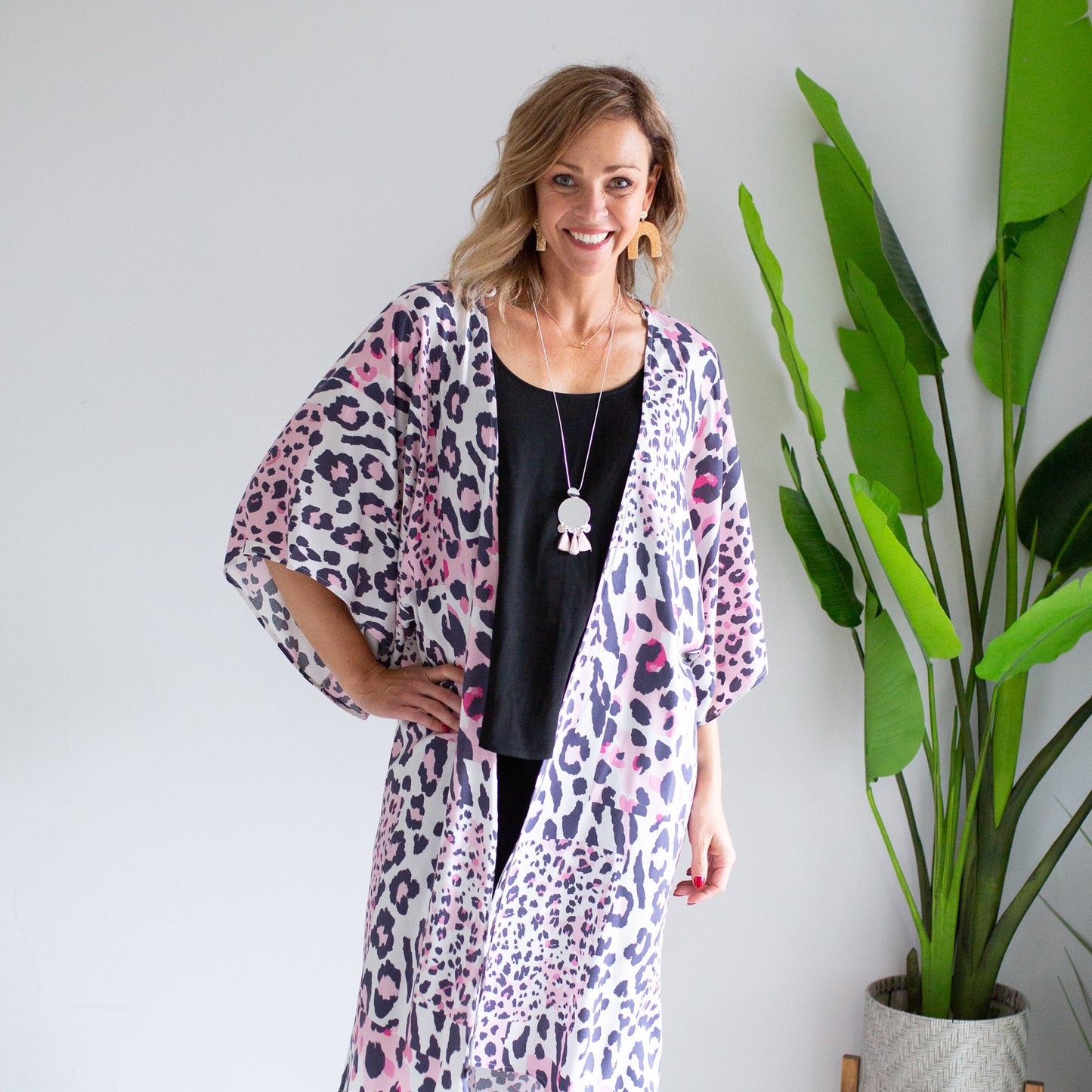 Pink Leopard Perfection Cape