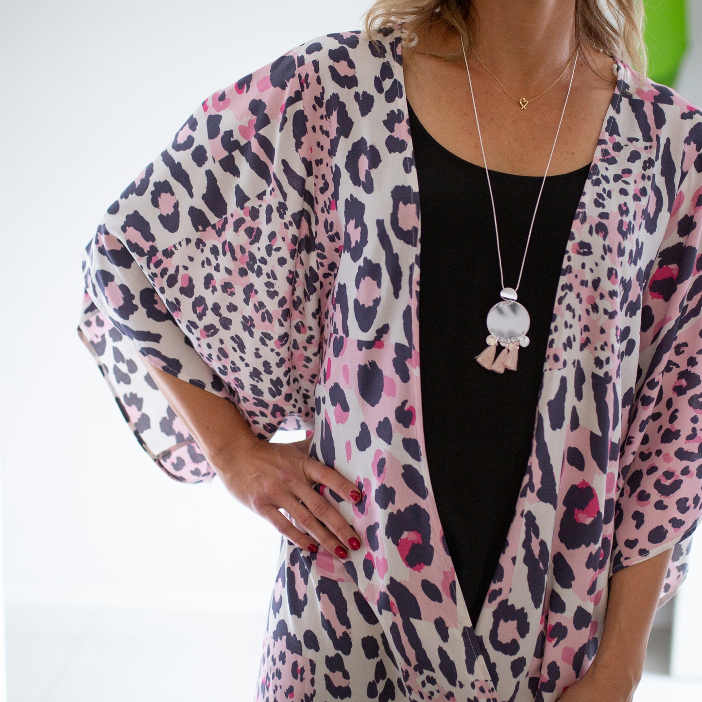 Pink Leopard Perfection Cape