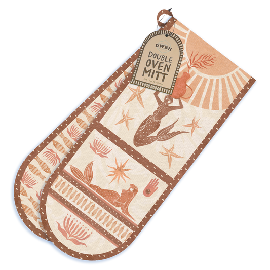 Oven Mit- Tan Mermaid