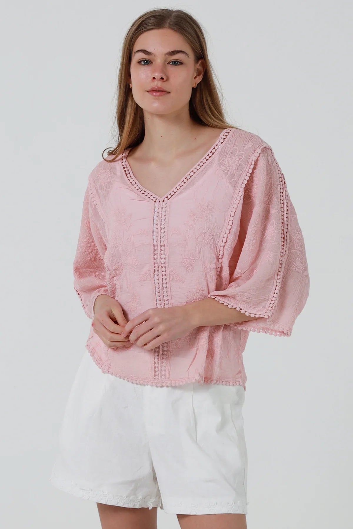 Willow Grace Top- Pink