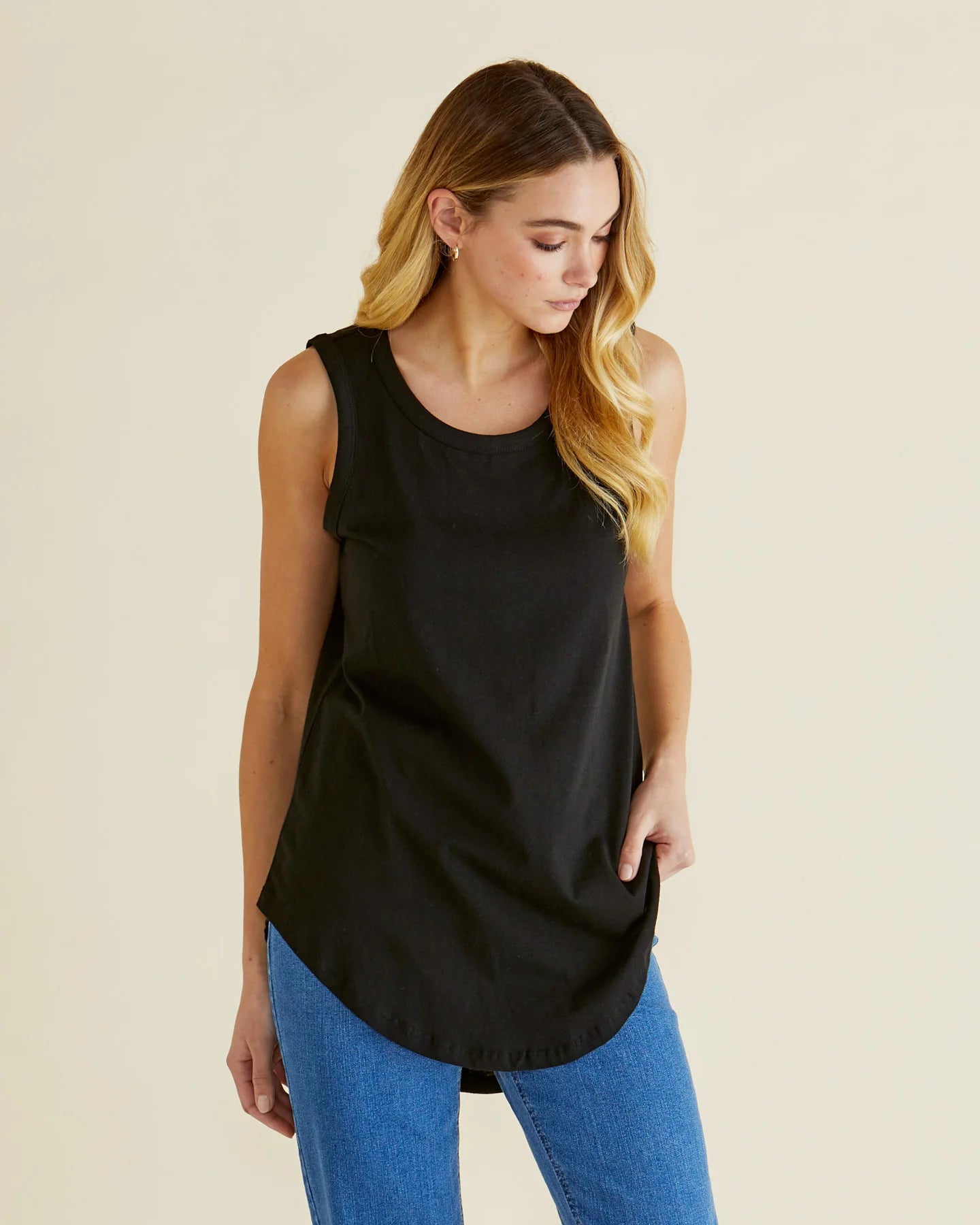 Keira Tank- Black