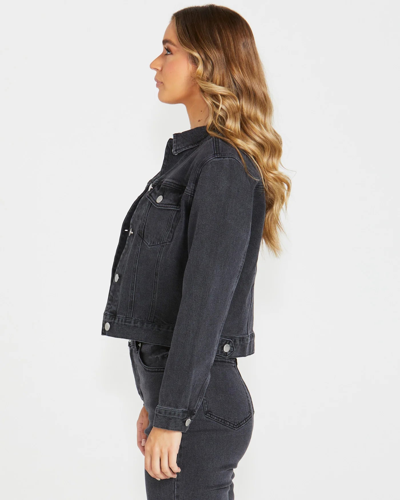Darcy Denim Jacket - Washed Black