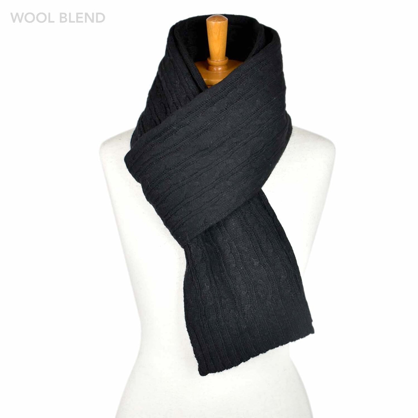 Braid Scarf- Black