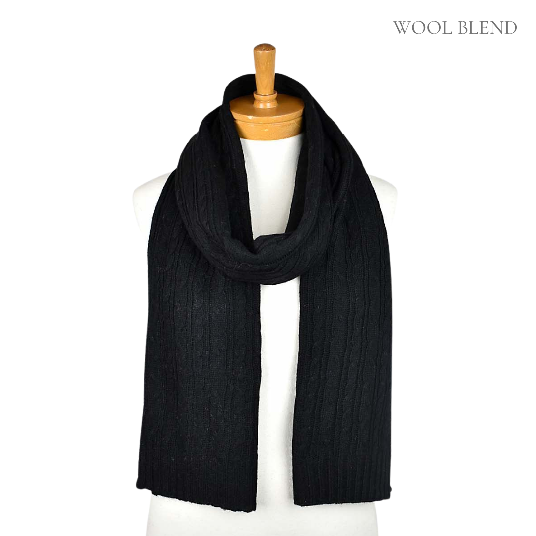 Braid Scarf- Black