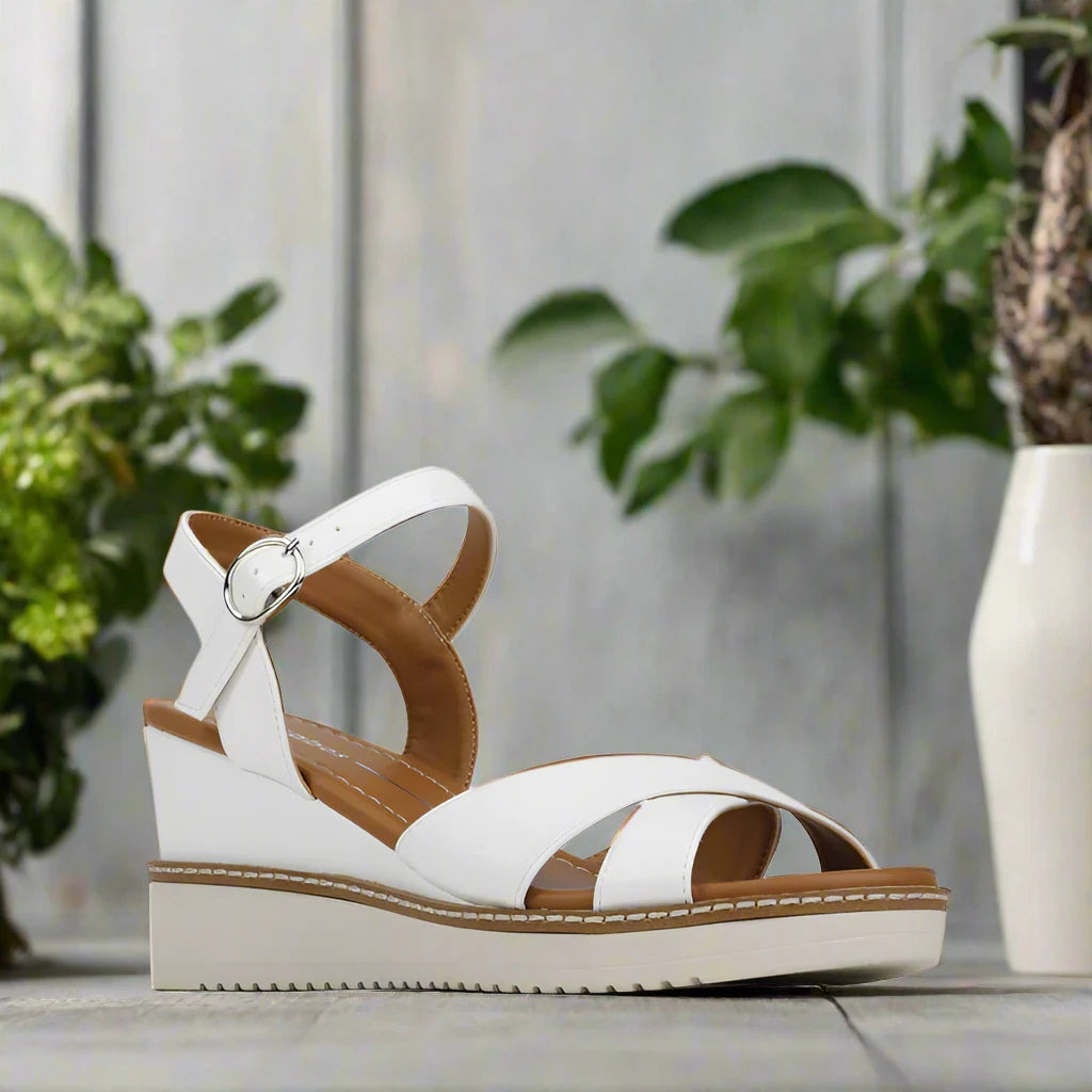 Twitter Sandal - White