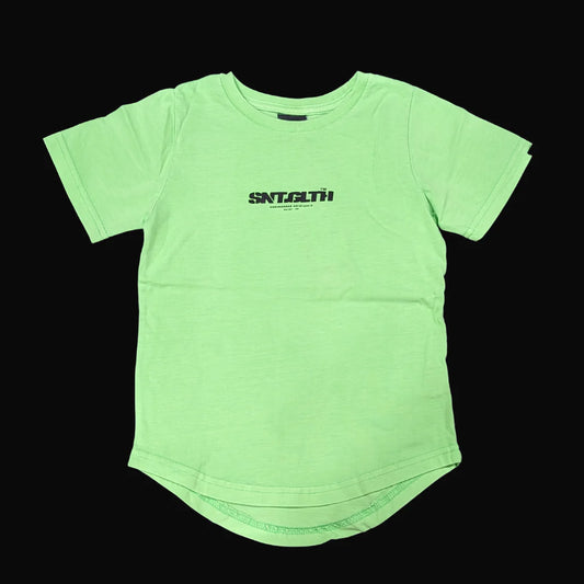 St Goliath Boys Logo Tee- Acid Green