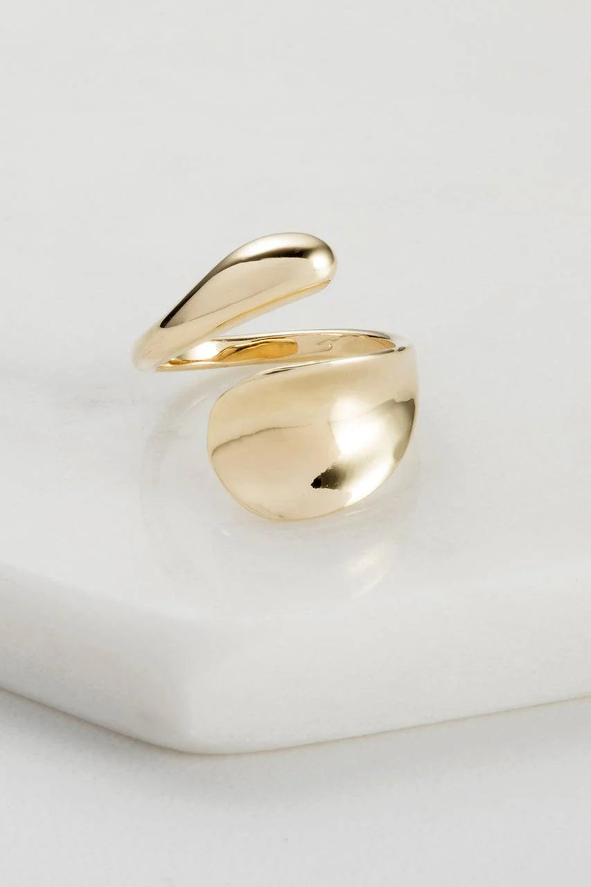 Zafino Twin Adjustable Ring - Gold