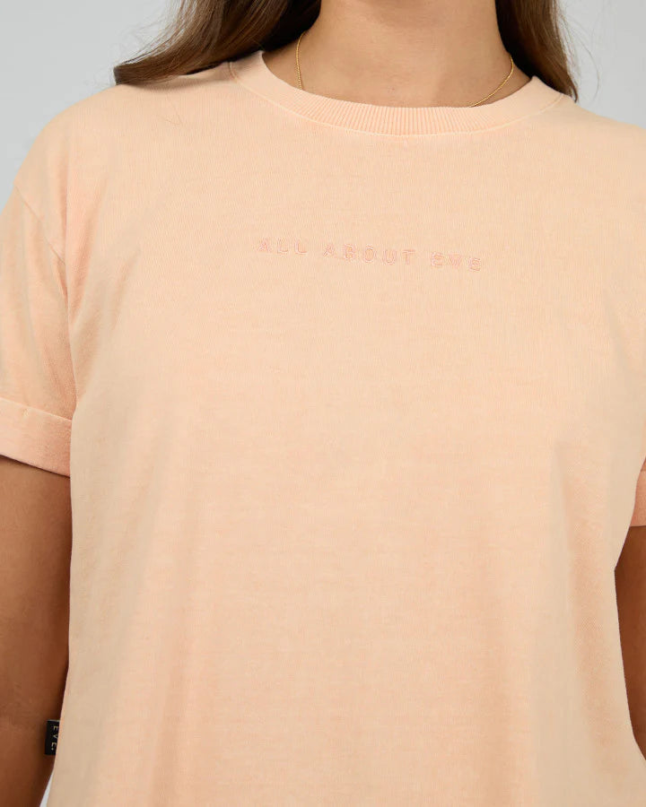 Washed Tee - Orange