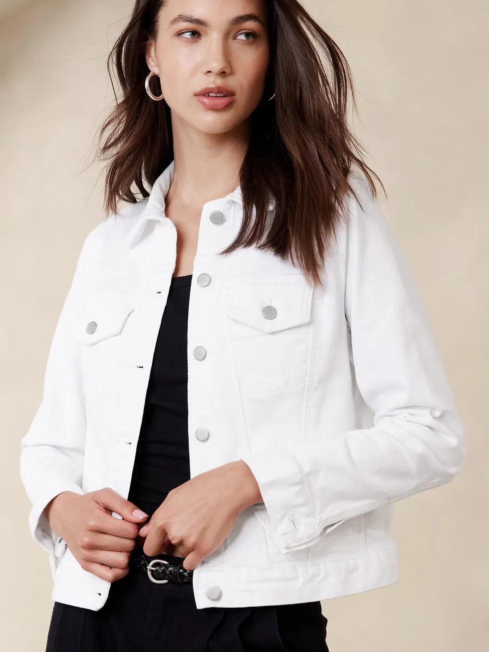 Darcy Denim Jacket - White