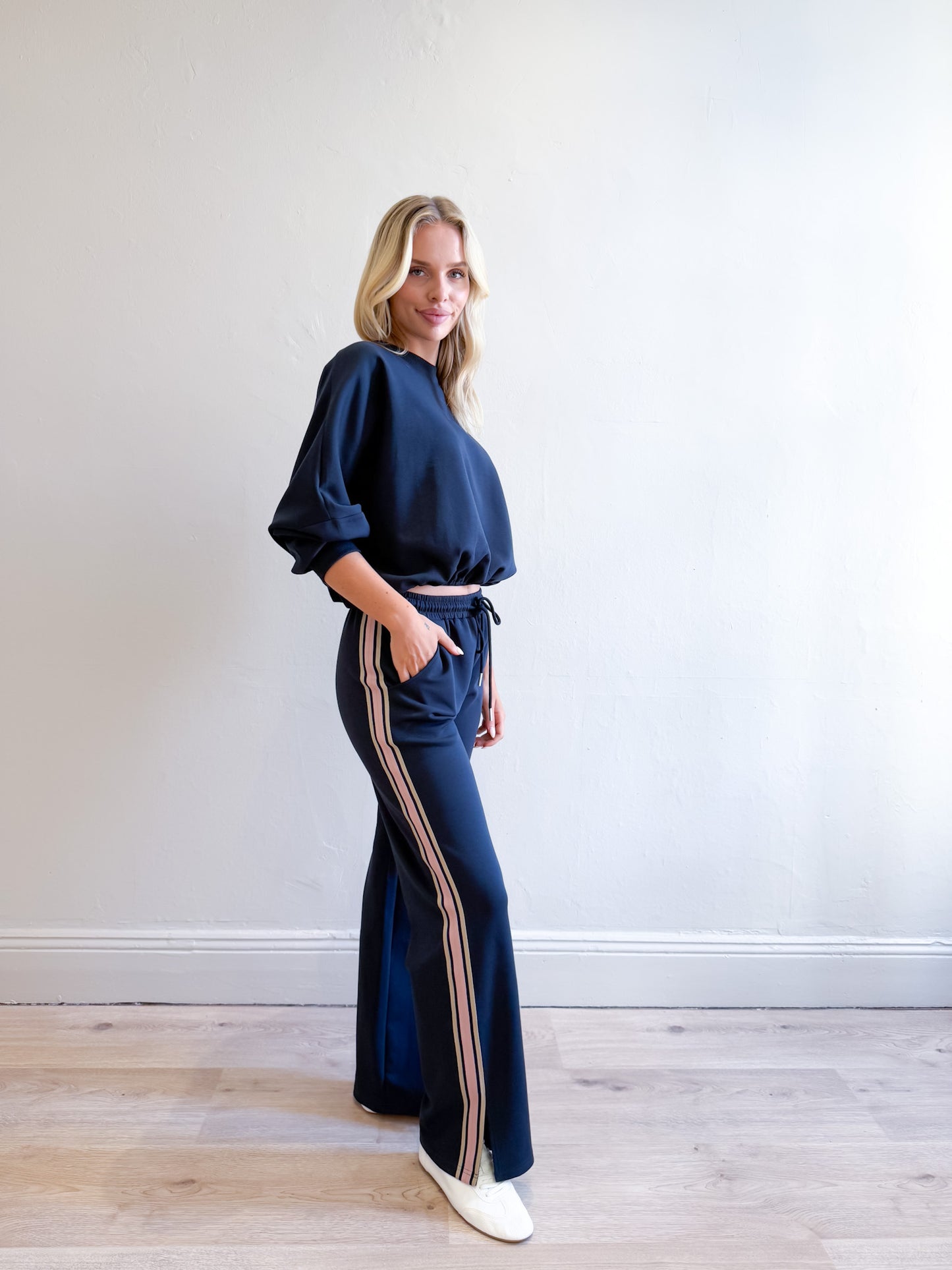 Racer Pant- Navy