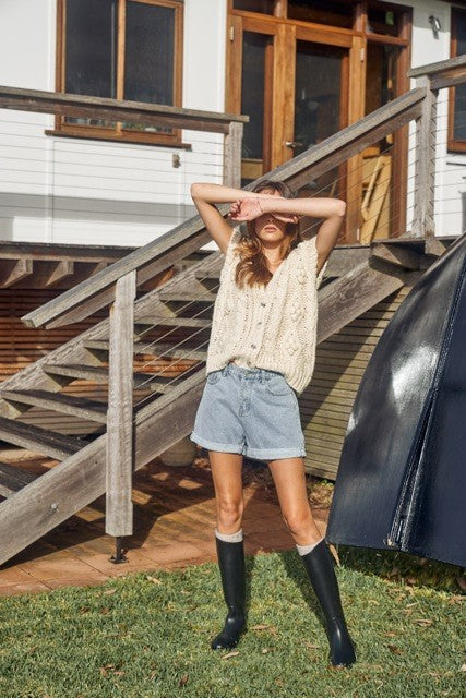 Georgia Vest - Natural