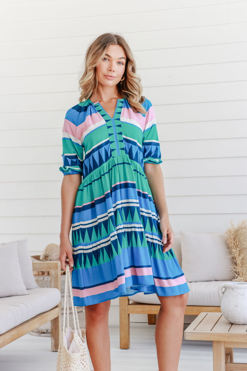 Spanish Stripe Dress