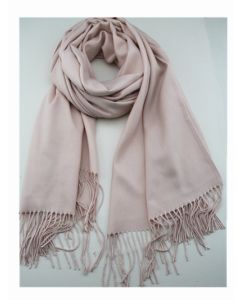 Plain Cashmere Scarf - Taupe