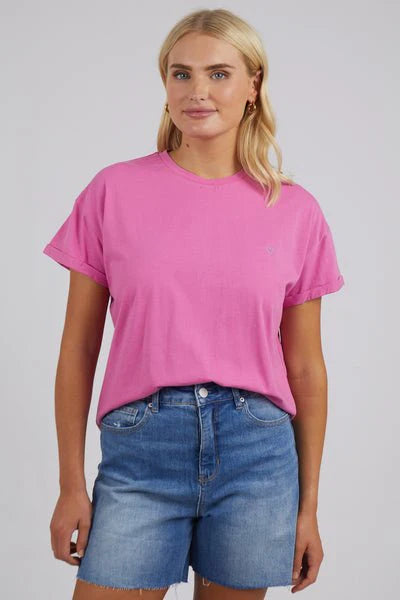 Halli S/S Tee- Super Pink