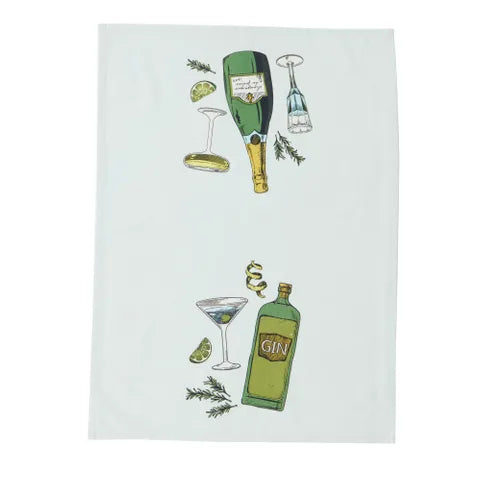 Gin Tea Towel