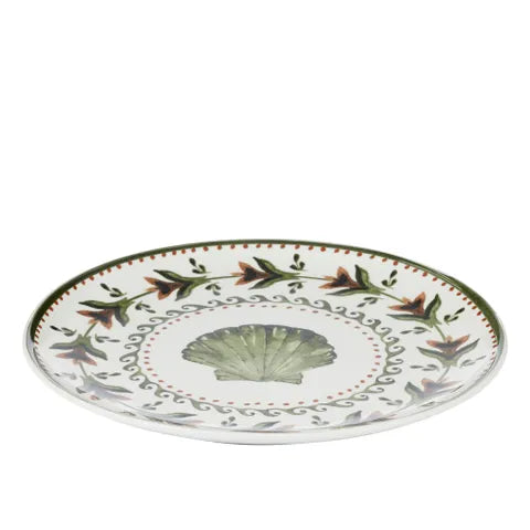 Dolce Vita Ceramic Round Platter - Green