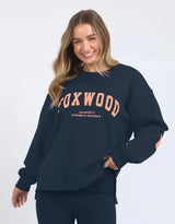 Interval Crew- Navy/Orange