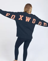 Interval Crew- Navy/Orange