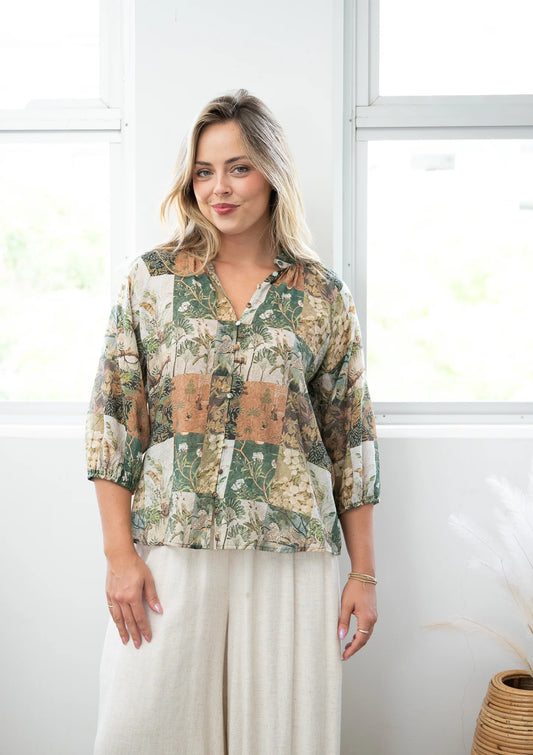 Green Pottery Shirt