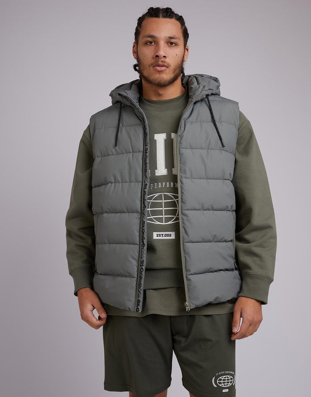 Domain Puffer Vest- Khaki