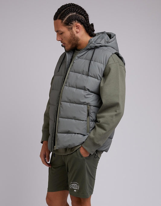 Domain Puffer Vest- Khaki