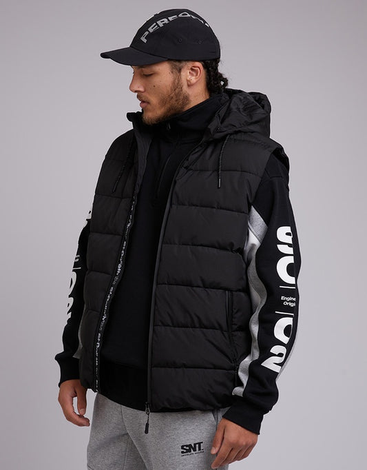 Domain Puffer Vest- Black