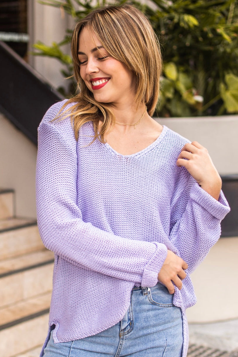 Cindy Knit - Lilac