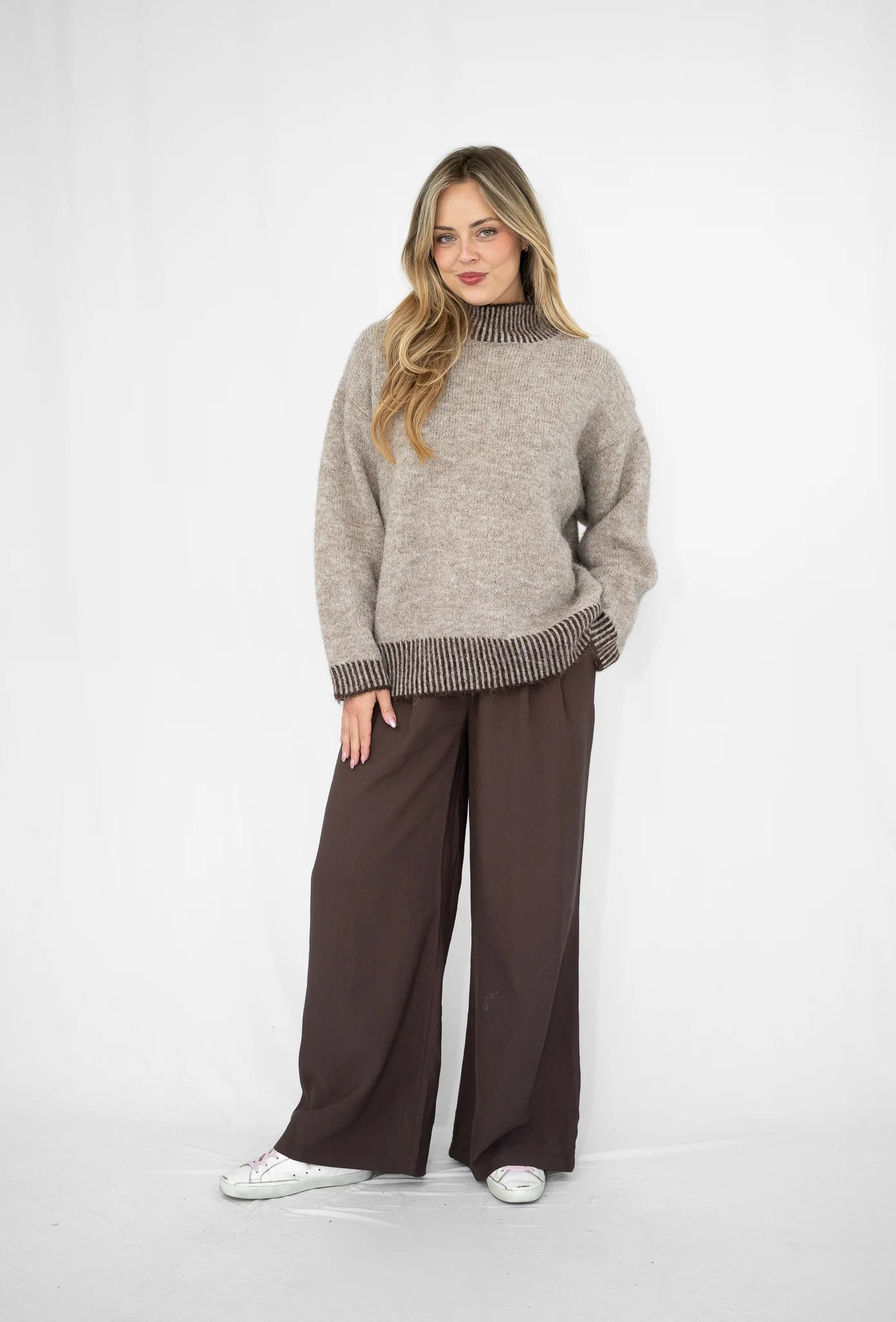 Latte Knit Jumper