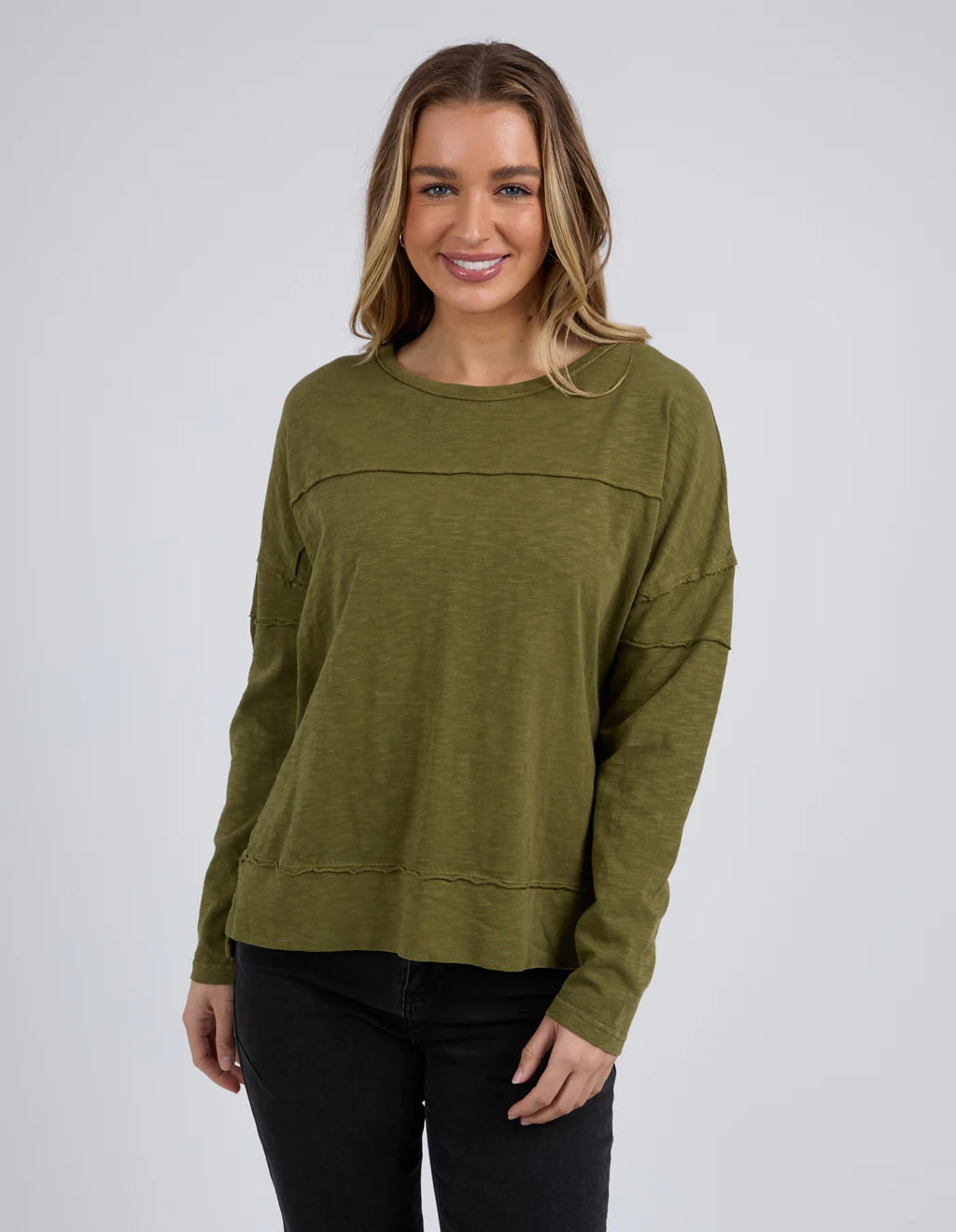 Jayne Throw On- Olive