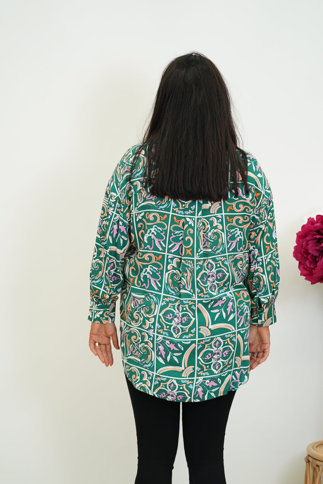 Green Paisley Shirt