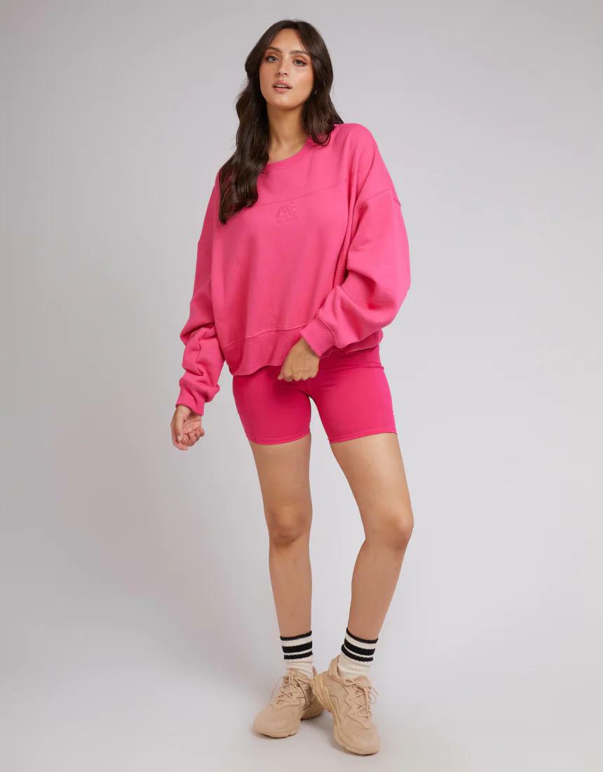 Active Tonal Sweater- Rose