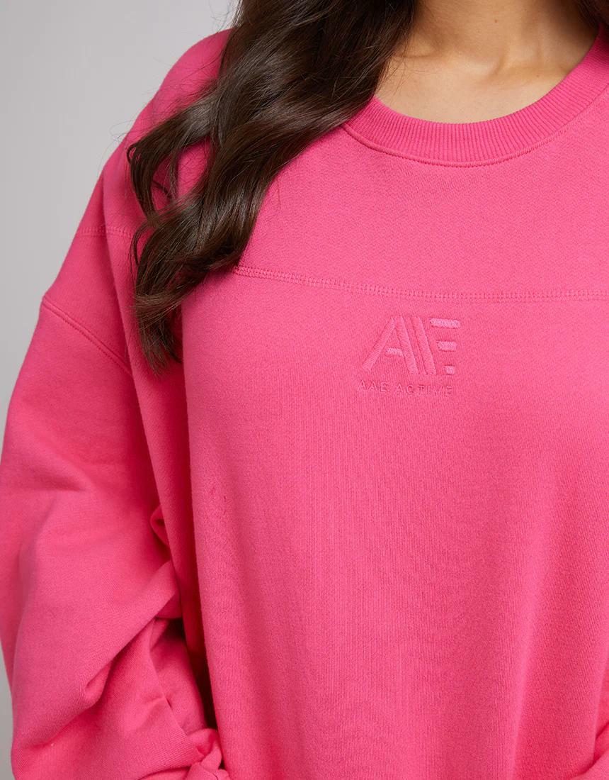 Active Tonal Sweater- Rose