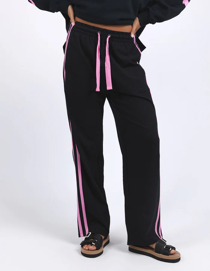 Power Pant - Navy with Neon Pink