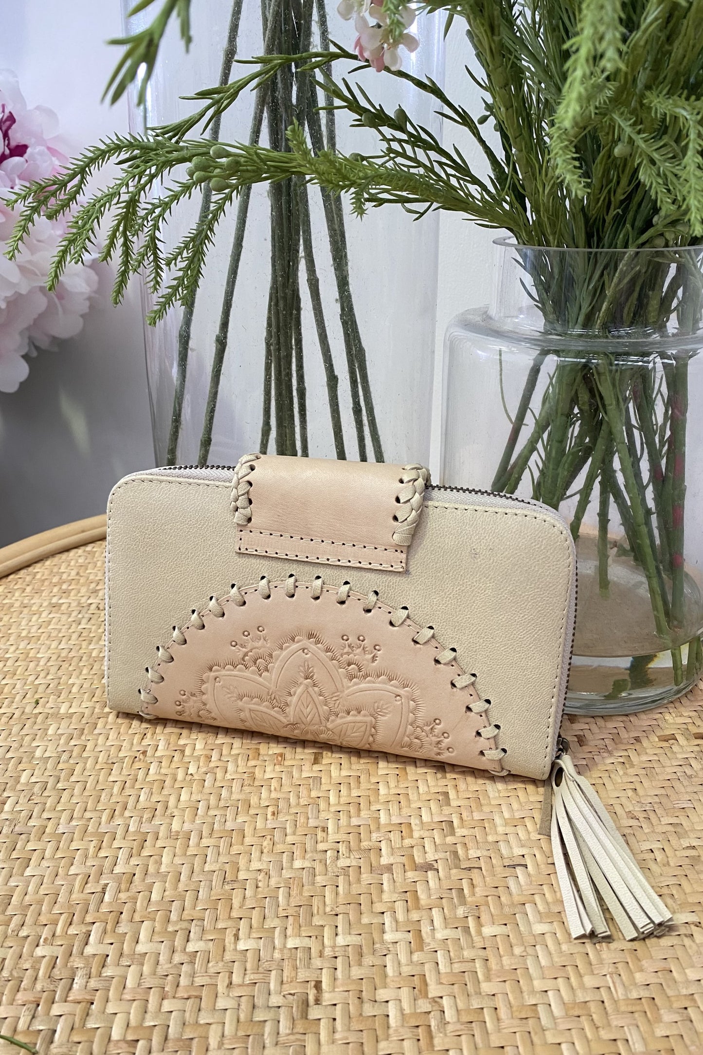 Uluwatu Zip Up Wallet - Nude Blush