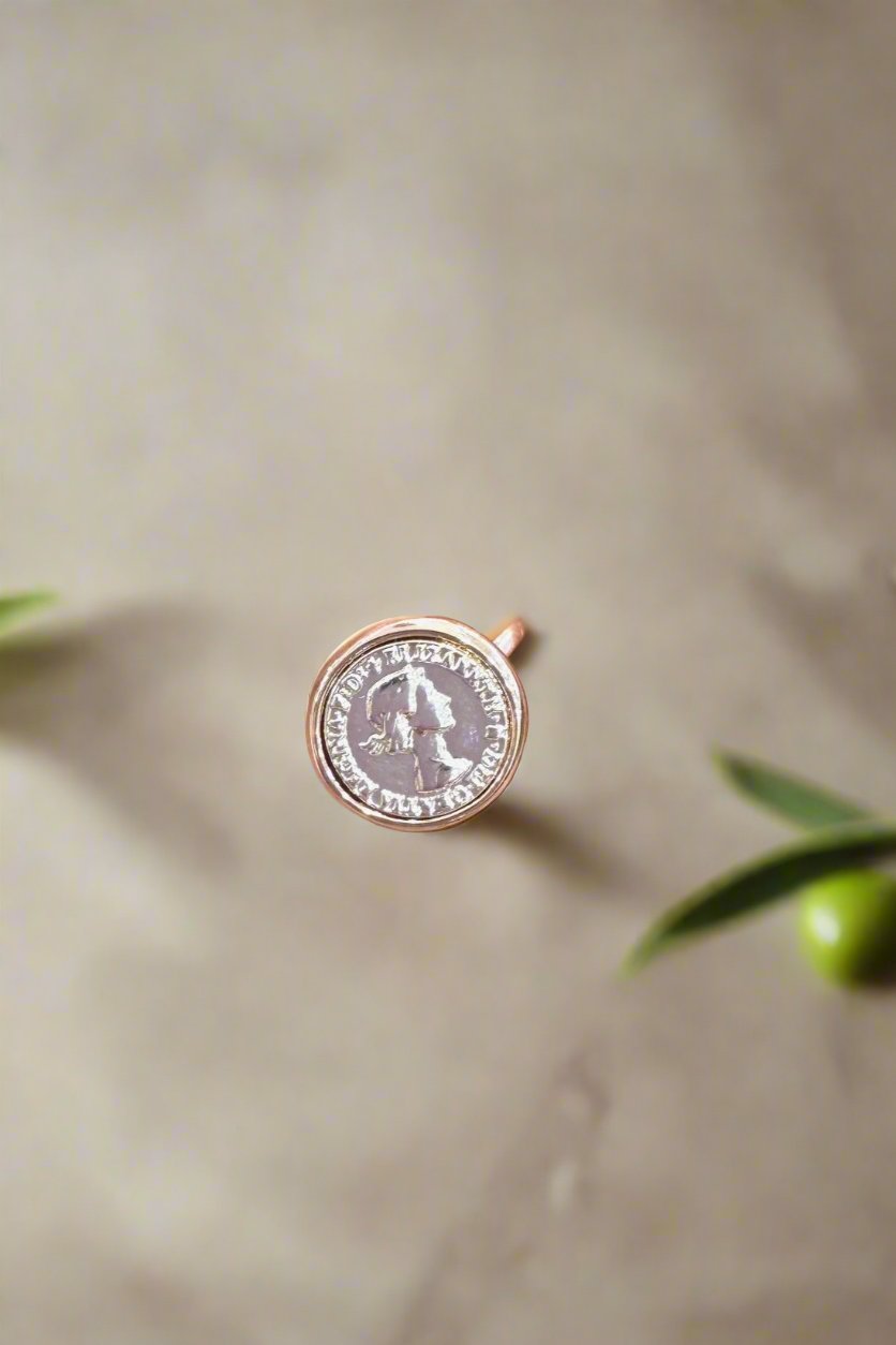 Fine Coin Ring - Silver Face