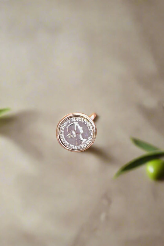 Fine Coin Ring - Silver Face