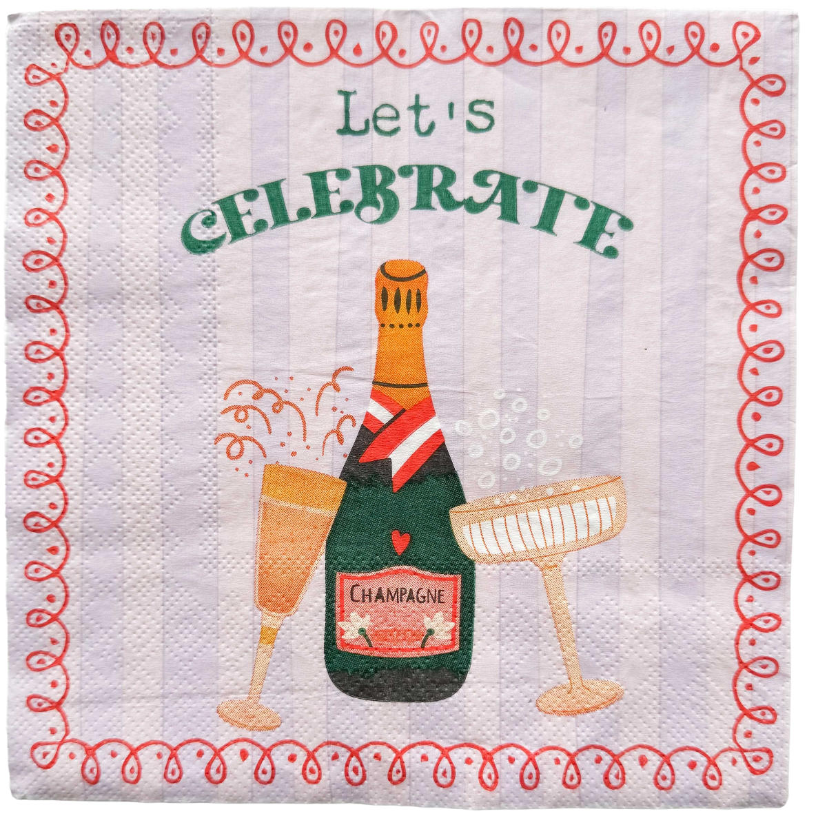 Kitchen Napkin- Let's Celebrate