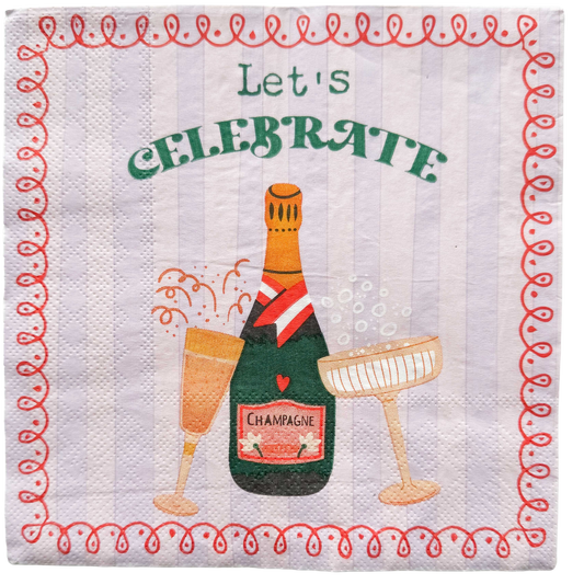 Kitchen Napkin- Let's Celebrate