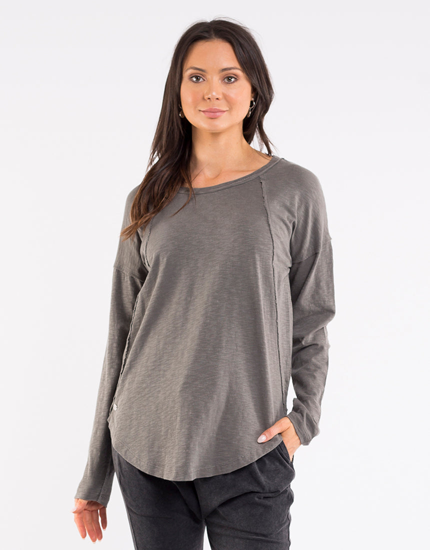 Mackenzie L/S Top - Khaki