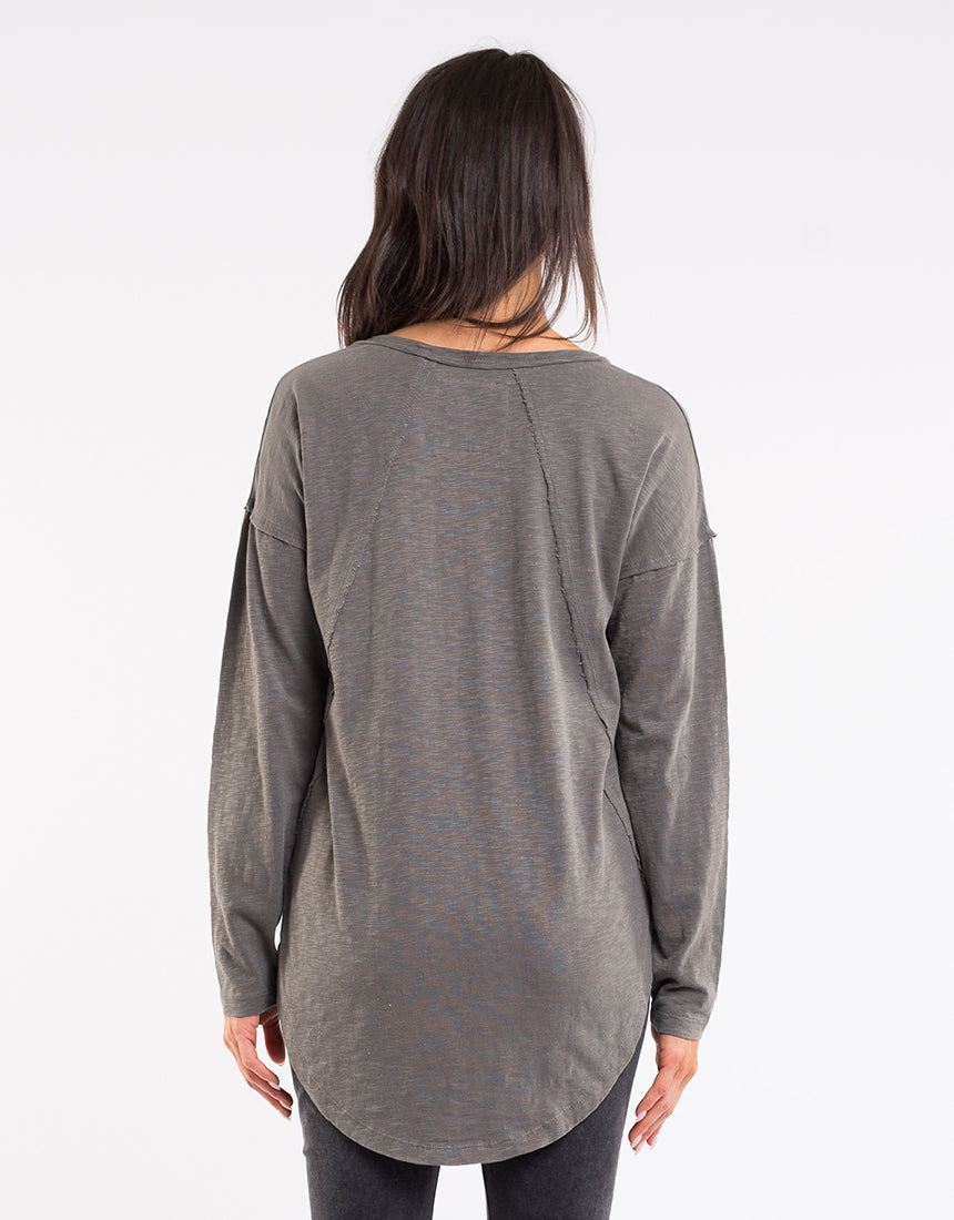 Mackenzie L/S Top - Khaki